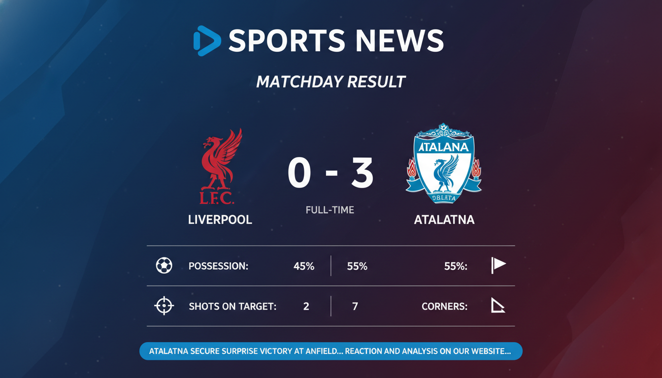 Kết quả trận đấu Kết quả Liverpool vs Atalanta