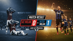 Kết quả AC Milan vs Inter Milan