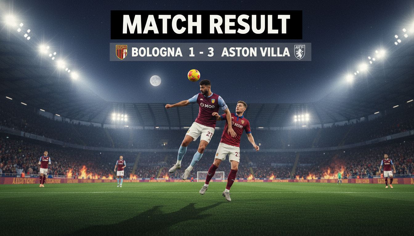 Kết quả Bologna vs Aston Villa